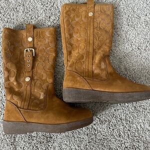Coach Suede Tullip boots